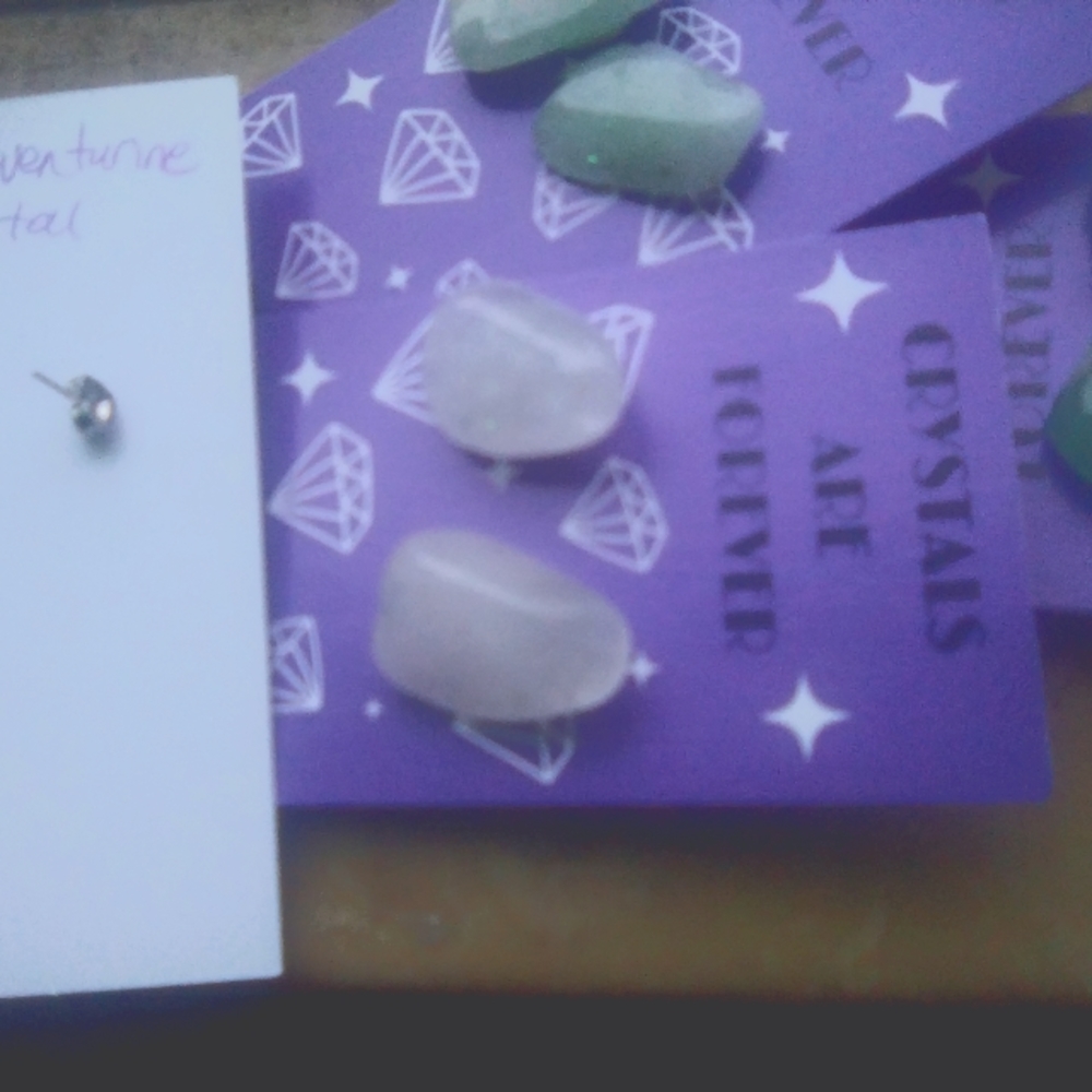 Pierced Crystal Earrings